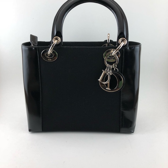 Christian Dior Handbags - ⭐️🆕[Christian Dior] Lady Leather/Canv Vintage Bag
